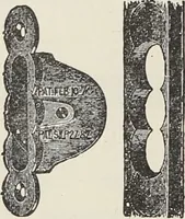 An illustration from Catalogue no. 15 from Chicago Millwork Supply Co., Chicago, U.S.A., manufacturers : doors, windows, mouldings, grilles, mantels, stairwork, etc., etc. (1906)