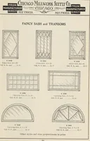 Picture 22 of 335 from Catalogue no. 15 from Chicago Millwork Supply Co., Chicago, U.S.A., manufacturers : doors, windows, mouldings, grilles, mantels, stairwork, etc., etc. (1906), leaf 33