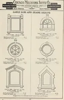 Picture 24 of 335 from Catalogue no. 15 from Chicago Millwork Supply Co., Chicago, U.S.A., manufacturers : doors, windows, mouldings, grilles, mantels, stairwork, etc., etc. (1906), leaf 35