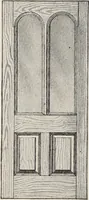 Picture 47 of 335 from Catalogue no. 15 from Chicago Millwork Supply Co., Chicago, U.S.A., manufacturers : doors, windows, mouldings, grilles, mantels, stairwork, etc., etc. (1906), leaf 48