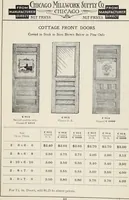 An illustration from Catalogue no. 15 from Chicago Millwork Supply Co., Chicago, U.S.A., manufacturers : doors, windows, mouldings, grilles, mantels, stairwork, etc., etc. (1906)