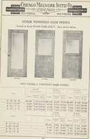 An illustration from Catalogue no. 15 from Chicago Millwork Supply Co., Chicago, U.S.A., manufacturers : doors, windows, mouldings, grilles, mantels, stairwork, etc., etc. (1906)