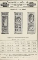 Picture 67 of 335 from Catalogue no. 15 from Chicago Millwork Supply Co., Chicago, U.S.A., manufacturers : doors, windows, mouldings, grilles, mantels, stairwork, etc., etc. (1906), leaf 63