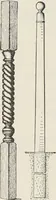 An illustration from Catalogue no. 15 from Chicago Millwork Supply Co., Chicago, U.S.A., manufacturers : doors, windows, mouldings, grilles, mantels, stairwork, etc., etc. (1906)