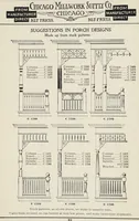 Picture 88 of 335 from Catalogue no. 15 from Chicago Millwork Supply Co., Chicago, U.S.A., manufacturers : doors, windows, mouldings, grilles, mantels, stairwork, etc., etc. (1906), leaf 84