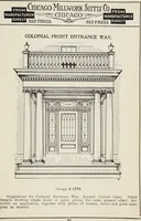 Picture 89 of 335 from Catalogue no. 15 from Chicago Millwork Supply Co., Chicago, U.S.A., manufacturers : doors, windows, mouldings, grilles, mantels, stairwork, etc., etc. (1906), leaf 85