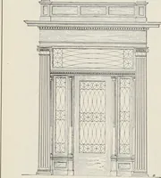 Picture 90 of 335 from Catalogue no. 15 from Chicago Millwork Supply Co., Chicago, U.S.A., manufacturers : doors, windows, mouldings, grilles, mantels, stairwork, etc., etc. (1906), leaf 86