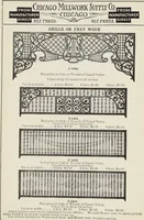 Picture 91 of 335 from Catalogue no. 15 from Chicago Millwork Supply Co., Chicago, U.S.A., manufacturers : doors, windows, mouldings, grilles, mantels, stairwork, etc., etc. (1906), leaf 88