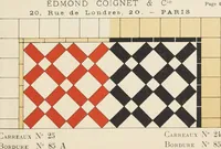 An illustration from Carreaux mosaïques (1907)