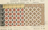An illustration from Carreaux mosaïques (1907)