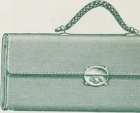 An illustration from Boots leather goods, fancy, silver, toilet, and bound book depts. Season 1910-11 (1910)
