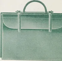 An illustration from Boots leather goods, fancy, silver, toilet, and bound book depts. Season 1910-11 (1910)