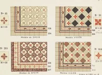 An illustration from Carreaux de ciment / Blachère, Lebert, Vigier & Cie (1881)