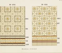 Picture 9 of 37 from Carreaux de ciment / Blachère, Lebert, Vigier & Cie (1881), leaf 25