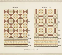 An illustration from Carreaux de ciment / Blachère, Lebert, Vigier & Cie (1881)