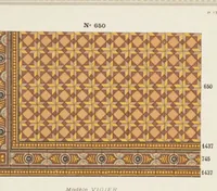 An illustration from Carreaux de ciment / Blachère, Lebert, Vigier & Cie (1881)