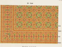 An illustration from Carreaux de ciment / Blachère, Lebert, Vigier & Cie (1881)
