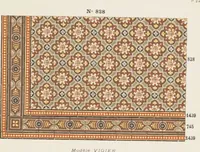 An illustration from Carreaux de ciment / Blachère, Lebert, Vigier & Cie (1881)