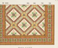 An illustration from Carreaux de ciment / Blachère, Lebert, Vigier & Cie (1881)