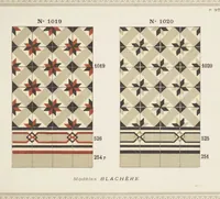 An illustration from Carreaux de ciment / Blachère, Lebert, Vigier & Cie (1881)