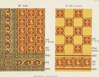 An illustration from Carreaux de ciment / Blachère, Lebert, Vigier & Cie (1881)