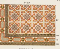 An illustration from Carreaux de ciment / Blachère, Lebert, Vigier & Cie (1881)