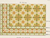 An illustration from Carreaux de ciment / Blachère, Lebert, Vigier & Cie (1881)