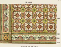 An illustration from Carreaux de ciment / Blachère, Lebert, Vigier & Cie (1881)