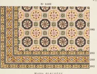 An illustration from Carreaux de ciment / Blachère, Lebert, Vigier & Cie (1881)