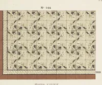 An illustration from Carreaux de ciment / Blachère, Lebert, Vigier & Cie (1881)