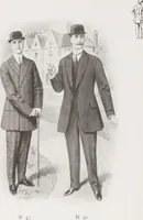 An illustration from Minister's report of fashion for gentlemen (Autumn & Winter, 1909-10) (1909)