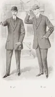 An illustration from Minister's report of fashion for gentlemen (Autumn & Winter, 1909-10) (1909)