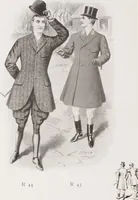 An illustration from Minister's report of fashion for gentlemen (Autumn & Winter, 1909-10) (1909)
