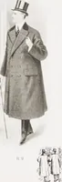 An illustration from Minister's report of fashion for gentlemen (Autumn & Winter, 1910-11) (1910)