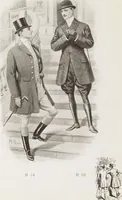 An illustration from Minister's report of fashion for gentlemen (Autumn & Winter, 1910-11) (1910)