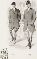 An illustration from Minister's report of fashion for gentlemen (Autumn & Winter, 1911-12) (1911)