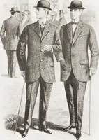 An illustration from Minister's report of fashion for gentlemen (Autumn & Winter, 1911-12) (1911)