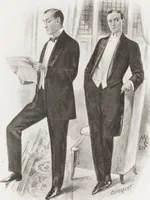 An illustration from Minister's report of fashion for gentlemen (Spring & Summer, 1912) (1912)