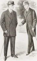 An illustration from Minister's report of fashion for gentlemen (Spring & Summer, 1912) (1912)