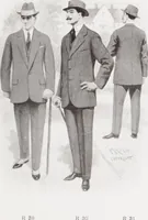An illustration from Minister's report of fashion for gentlemen (Spring & Summer, 1913) (1913)