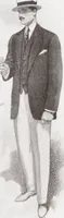 An illustration from Minister's report of fashion for gentlemen (Spring & Summer, 1913) (1913)
