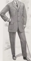 An illustration from Minister's report of fashion for gentlemen (Autumn & Winter, 1917-18) (1917)