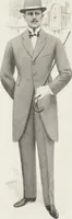 An illustration from Minister's report of fashion for gentlemen (Spring & Summer, 1918) (1918)