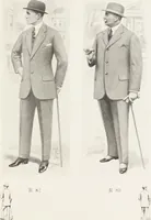 An illustration from Minister's report of fashion for gentlemen (Spring & Summer, 1918) (1918)