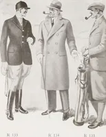 An illustration from Minister's report of fashion for gentlemen (Autumn & Winter, 1929-30) (1929)