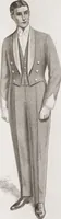 An illustration from Minister's report of fashion for gentlemen (Spring & Summer, 1929) (1929)