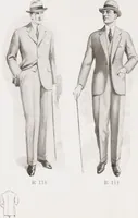 An illustration from Minister's report of fashion for gentlemen (Spring & Summer, 1929) (1929)