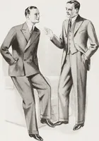 An illustration from Minister's report of fashion for gentlemen (Autumn & Winter, 1930-31) (1930)