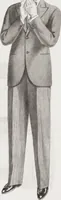 An illustration from Minister's report of fashion for gentlemen (Autumn & Winter, 1930-31) (1930)