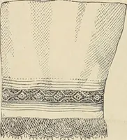 An illustration from Catalogue and price list of ladies', misses & boys' suits, cloaks, shawls, underwear, corsets, mourning goods, shoes, silks, laces ... (1877)